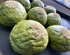 抹茶生あんぱん 画像
