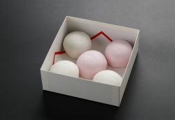 紅白薯蕷饅頭(5個入り) 画像